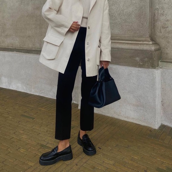 Tony Bianco Granite Black Nappa Loafers